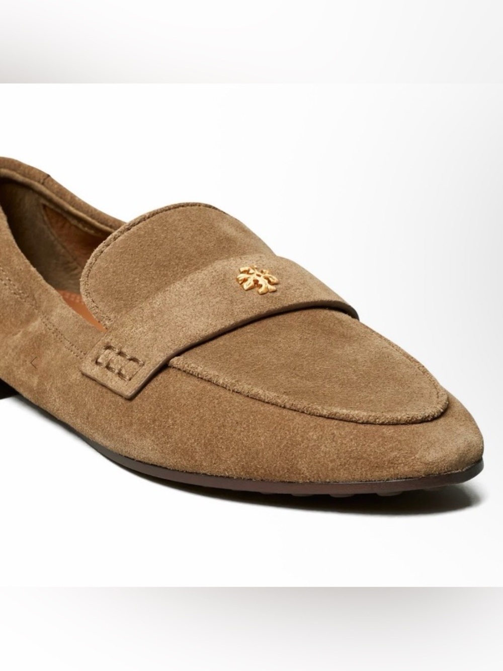 NWOT TORY BURCH BALLET LOAFER Women’s Tan/ River Rock Size 6M